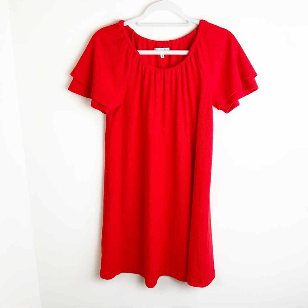 Texture & Thread by Madewell Flare Sleeve Dress - Picture 3 of 6